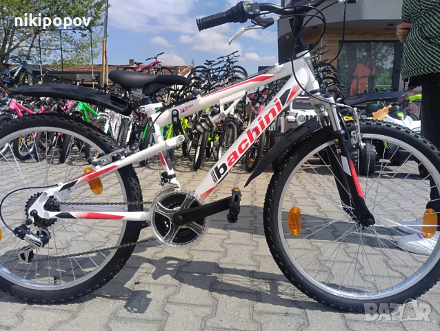 SPRINT Велосипед 24" Bachini Speed FSP бял.червен, снимка 11 - Велосипеди - 53848742