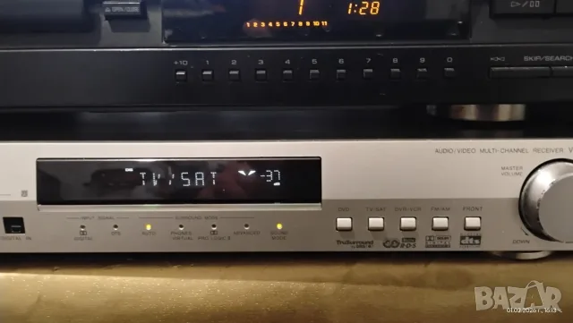 5.1 канален ресийвър Pioneer VSX-C100-S с ОРИГИНАЛНО дистанционно AXD-7323, снимка 2 - Ресийвъри, усилватели, смесителни пултове - 55778983