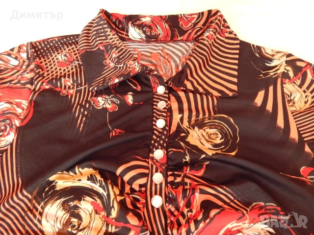 Ризка с къс ръкав М размер - нова, снимка 2 - Ризи - 53201285