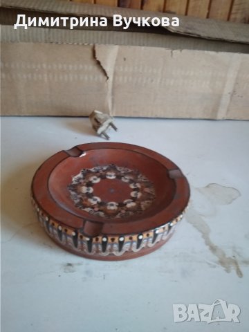 Керамичен пепелиник национални мотиви