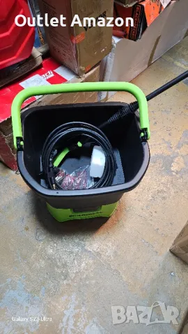 Greenworks GDC40 акумулаторен  уред за миене под налягане, 70 bar, снимка 7 - Парочистачки и Водоструйки - 47881821