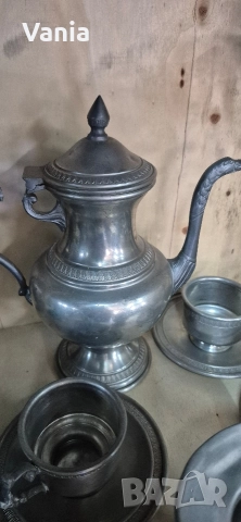 Калаен сервиз , снимка 6 - Антикварни и старинни предмети - 52848048