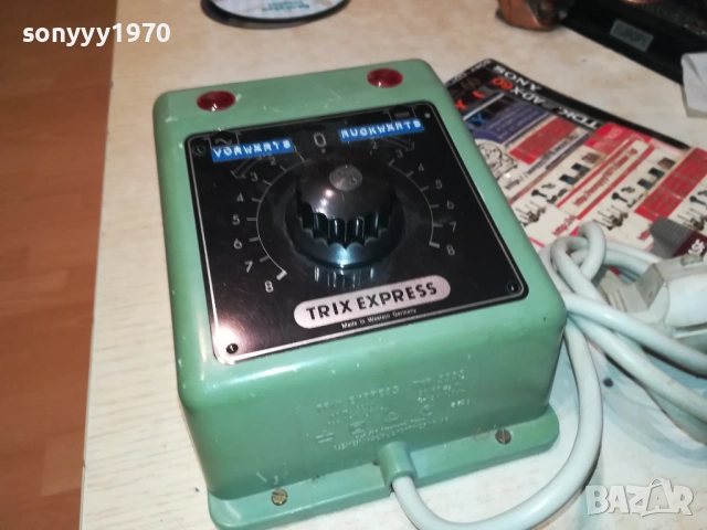 TRIX EXPRESS TYP 5599-MADE IN WESTERN GERMANY-ВНОС SWISS 0709251923LCHERY, снимка 6 - Друга електроника - 51635430