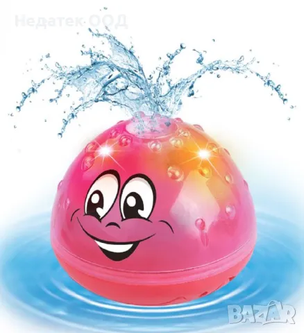 Пръскаща, вода, играчка, за баня, светлини, 10х8 см, снимка 2 - Други - 47353805