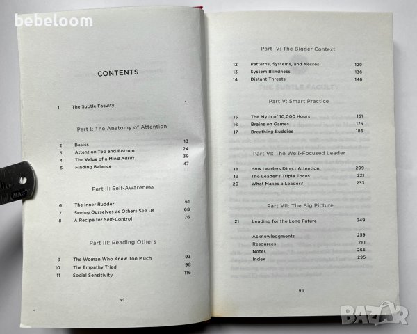 Focus: The Hidden Driver of Excellence Daniel Goleman Книга направление Приложна психология, Бизнес , снимка 5 - Специализирана литература - 41590361
