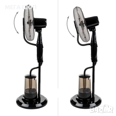 Вентилатор с водна мъгла 16'', 75W, LED, дист. упр-е, снимка 4 - Вентилатори - 50563794