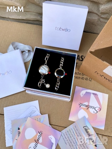 TOTWOO Sun&Moon Комплект гривни за влюбени !!!, снимка 13 - Гривни - 53148629