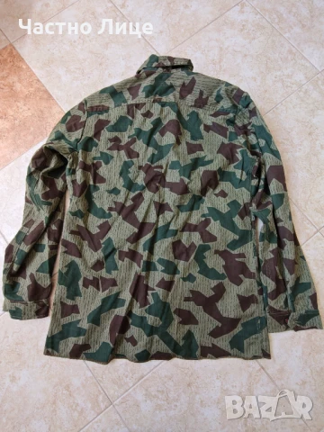 Супер Рядка Българска Соц Военна Камуфлажна Куртка Риза 1980те г, снимка 5 - Антикварни и старинни предмети - 49103709