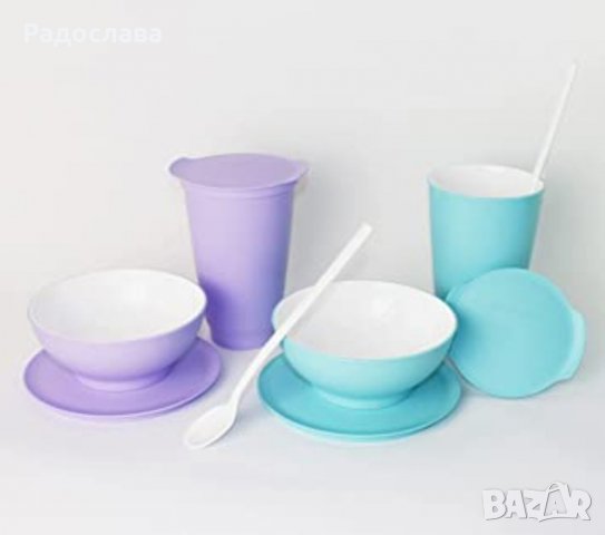 Чаши Алегра от Tupperware , снимка 2 - Чаши - 39300986