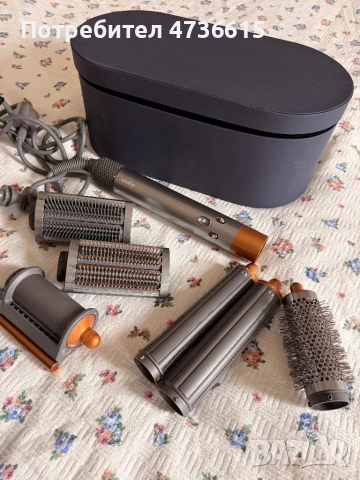 Dyson Airwrap Chrome-Nickel , снимка 4 - Маши за коса - 53462576