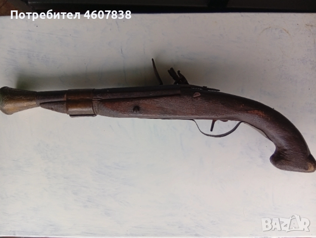 Кремъчен пистолет, пищов 49 см, снимка 5 - Декорация за дома - 53354631