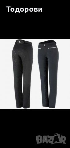 Подплатени дамски панталони за езда Horze, снимка 3 - Панталони - 35682935