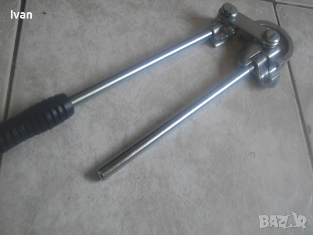 Нов Немски Ръчен Тръбогиб 12мм-Уред Огъване Меки/Полутвърди Тръби до ф12мм-0-180 Градуса/Радиус 30мм, снимка 9 - Други инструменти - 44819737