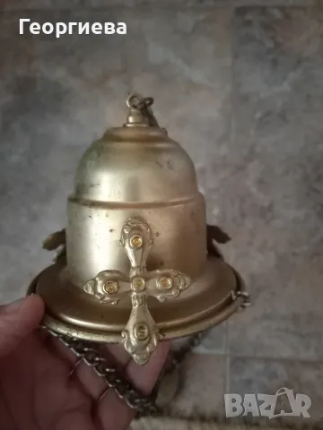 Бронзово кандило , снимка 13 - Антикварни и старинни предмети - 50318642