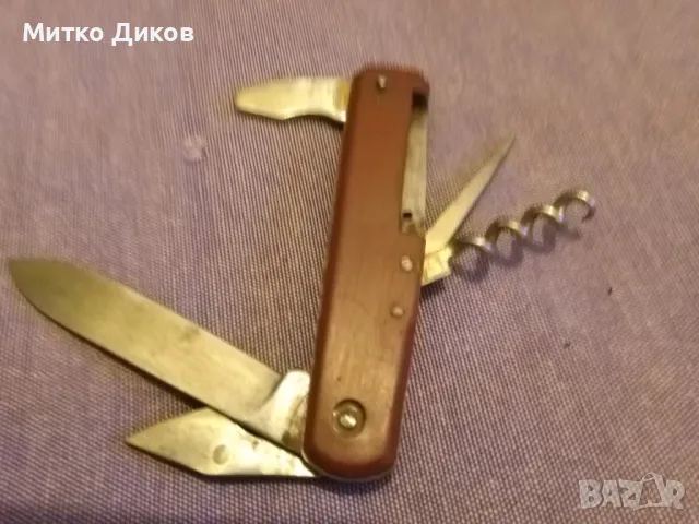 PRADEL марково ножче пет части на френската армия  без луфт, снимка 4 - Ножове - 49799928