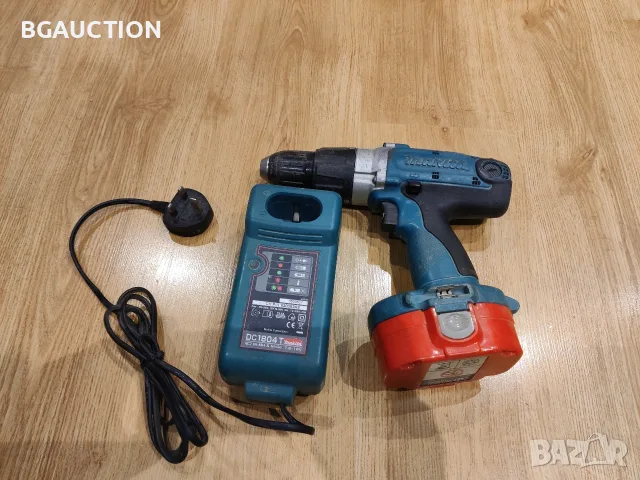 акумулаторен винтоверт makita 18v с батерия и зарядно