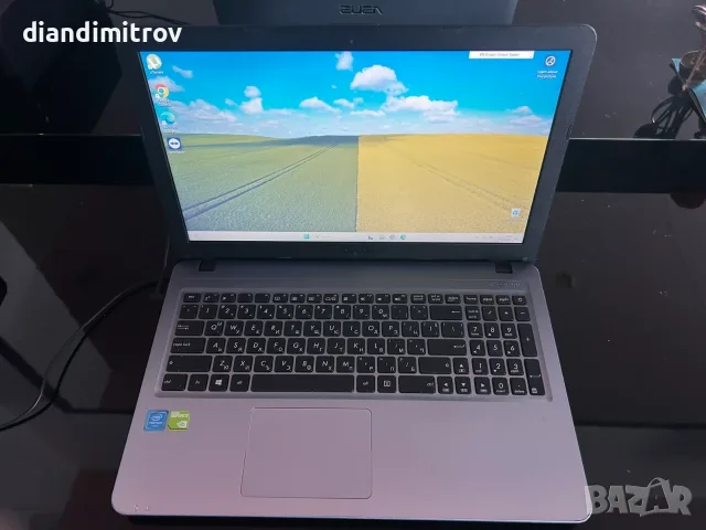 Лаптоп Asus X540S Win11, 256GB SSD, 4core Intel + Чанта Trust