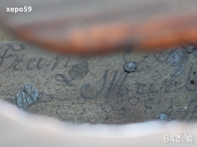 Стара немска цигулка, 1843 година, 1 000 €, снимка 15 - Струнни инструменти - 52537840