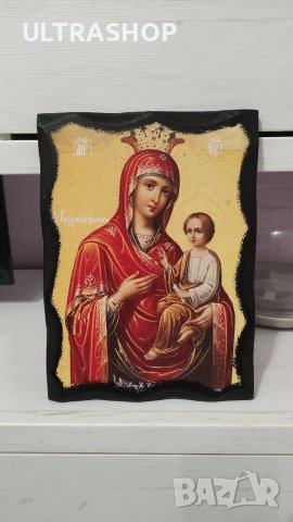 Икона Света Богородица Царица 20х27см., снимка 3 - Икони - 41621759