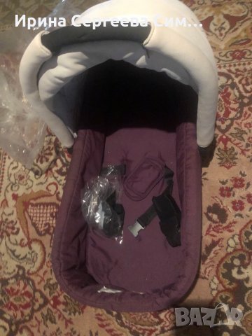 Комбинирана бебешка количка монца 3 мис бамби на лорели, снимка 8 - Детски колички - 28532516