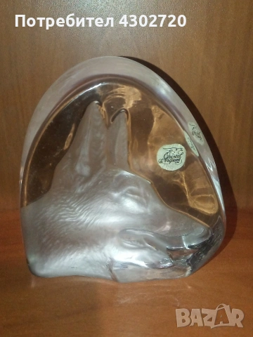 Преспапие от оловен кристал, снимка 2 - Декорация за дома - 53327369