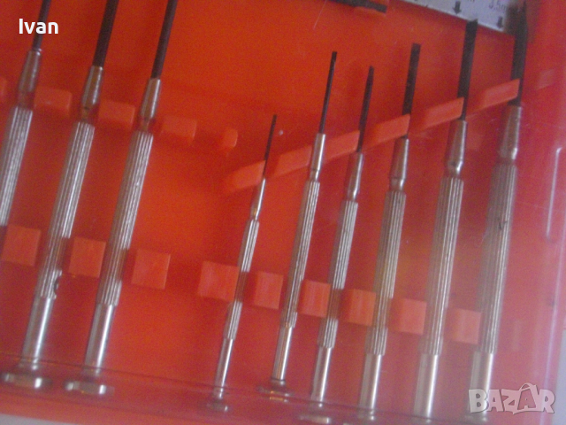 Нов Немски Комплект Ръчни Специализирани Микро/Мини Отвертки 21 бр. за Микроелектроника, снимка 10 - Отвертки - 44650654