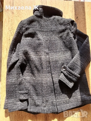 Вълнено палто Zara S размер , снимка 10 - Палта, манта - 52365315