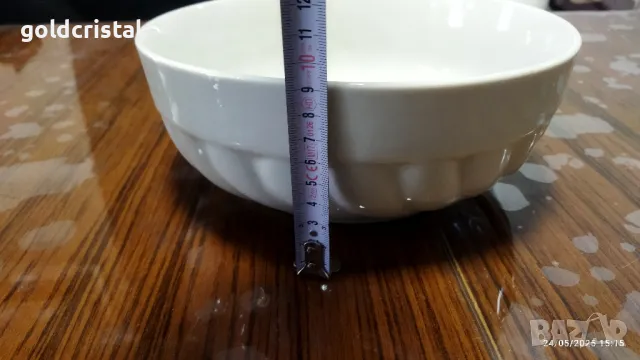 Стар български порцелан голяма купа , снимка 4 - Антикварни и старинни предмети - 50415566