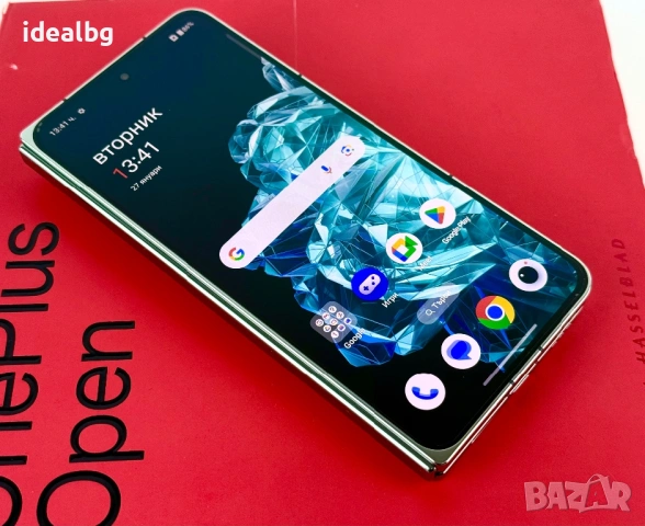 OnePlus Open 512GB 16RAM Emerald Dusk Отличен, снимка 8 - Други - 53258586