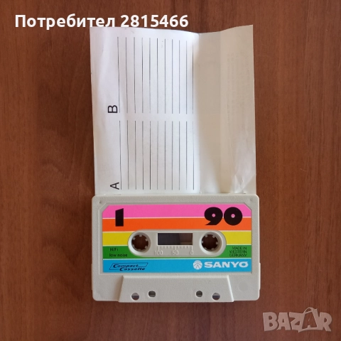Аудио касета/ касетка SANYO, снимка 3 - Аудио касети - 51809850