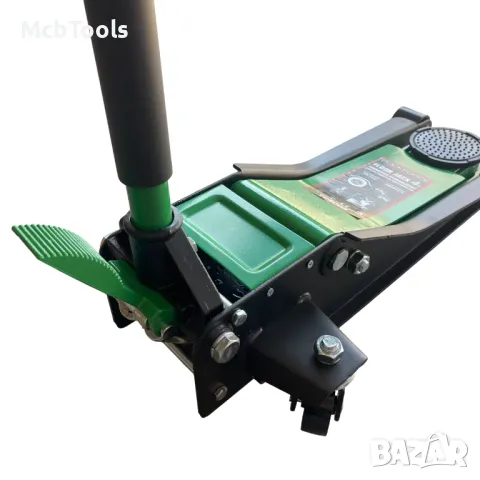 Нископрофилен крик крокодил 4 тона с две помпи и педал 75 – 505мм ROCKFORCE, снимка 4 - Други инструменти - 50079131