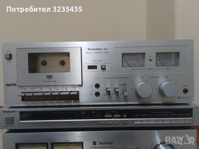 касетен дек Technics M5, снимка 11 - Декове - 53530201
