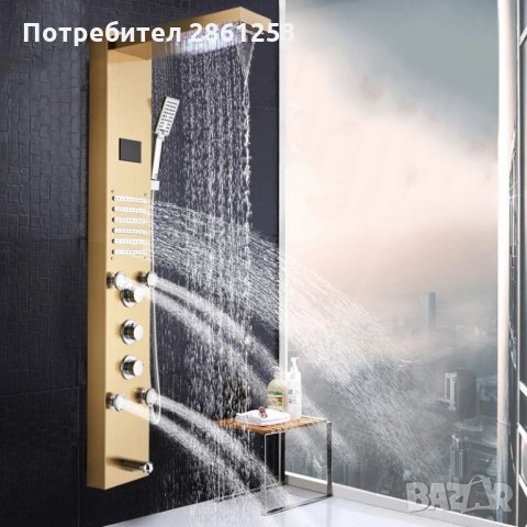 Хидромасажен душ панел за баня, смесител-БЕЗПЛАТНА ДОСТАВКА до 24 часа, снимка 6 - Душове - 30617672