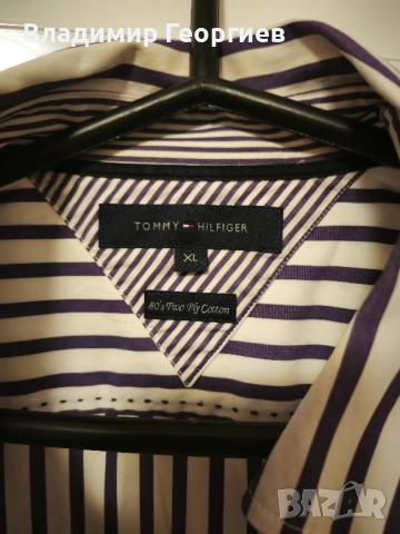 риза XL Tommy Hilfiger , снимка 5 - Ризи - 52028472