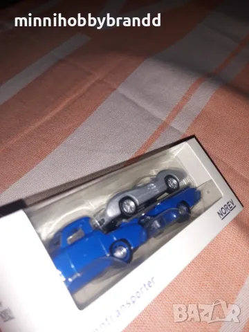 Mercedes Benz 1:64 Norev Renntransporter , снимка 14 - Колекции - 55826588
