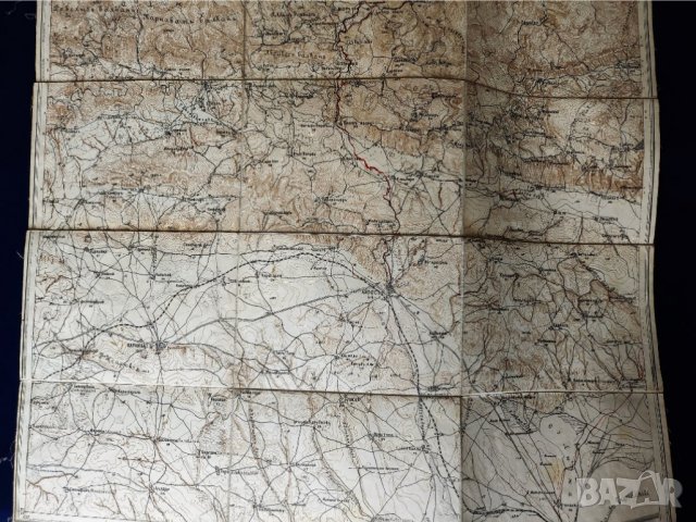 Стари карти и атласи от 19-20-ти век, военни руски, др.Исторически атласи на средновек. Б-ия и света, снимка 5 - Антикварни и старинни предмети - 41167782