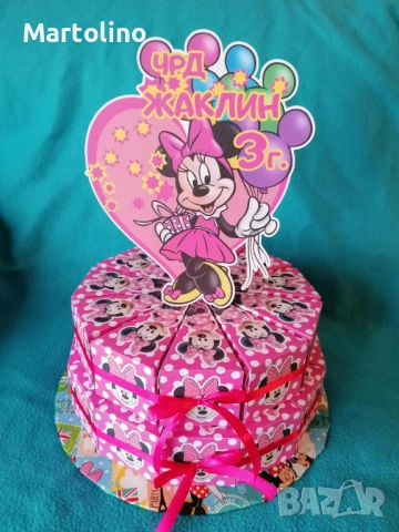 Картонена торта Фрозен, снимка 2 - Други - 53134671