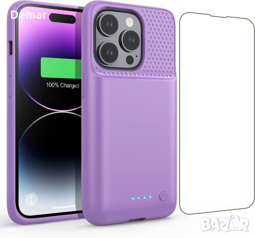 Калъф с батерия за iPhone 13 pro max 5 цвята, снимка 2 - Калъфи, кейсове - 40957720