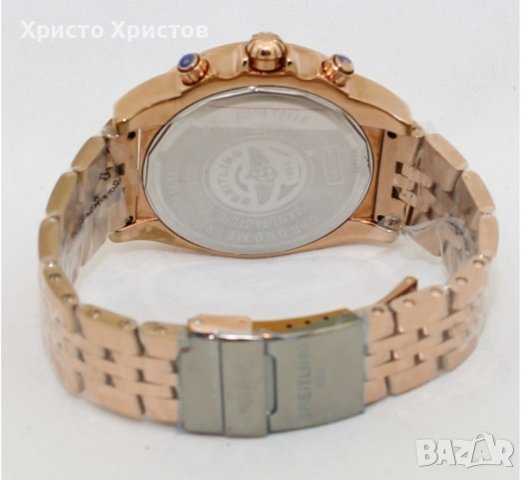 Мъжки луксозен часовник Breitling Chronomat, снимка 4 - Мъжки - 41761454