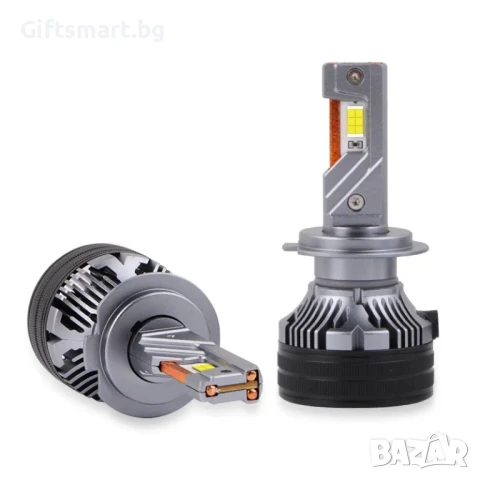 Комплект 2 LED крушки, H7, 31 000Lm, 2x65W, 6000К, 76.5x36мм, 3570 чип, снимка 2 - Аксесоари и консумативи - 51102862