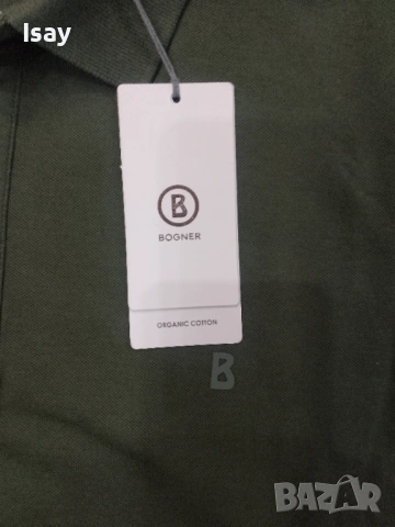 Мъжка тениска БОГНЕР 2ХЛ последен размер в тъмно зелен цвят , снимка 6 - Тениски - 53202809
