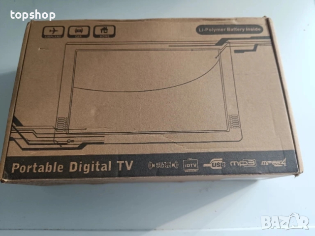 ЧИСТО НОВ, ТЕСТВАН D10 LEADSTAR, преносим телевизор DVB-T2 DVB-T TFT HD, USB и TF карта, USB плейър, снимка 9 - Телевизори - 51636365