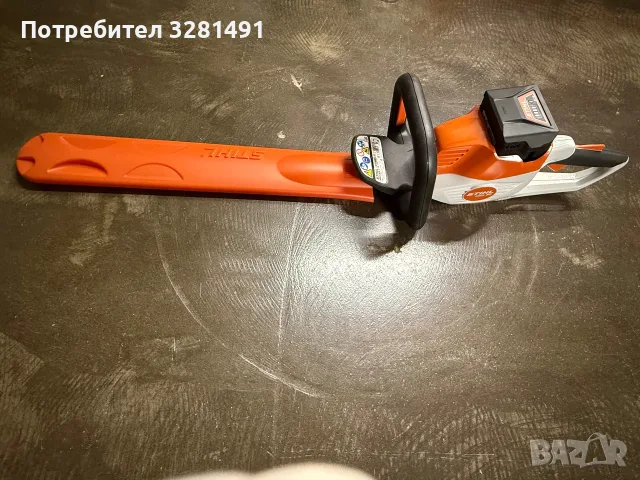 Храсторез STIHL акумулаторен с 1 батерия и зарядно, 36 V, 2.1 Ah, 500 мм, HSA 50, снимка 2 - Градинска техника - 55771161