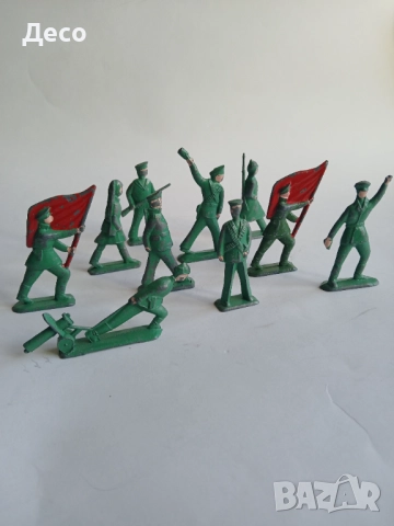 Стари метални руски фигурки войници., снимка 3 - Колекции - 52273737
