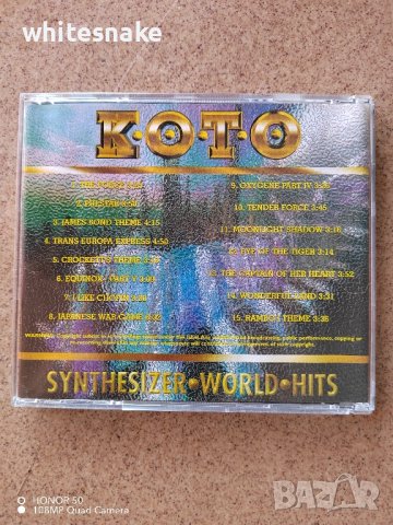 K.O.T.O "SYNTHESIZER.WOULD.HITS", CD Compilation , снимка 3 - CD дискове - 41841964