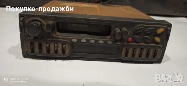 авто касетофон pioneer retro ретро, снимка 2 - Ресийвъри, усилватели, смесителни пултове - 49041352