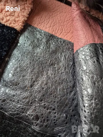 Бутиково палто, естествена кожа, снимка 6 - Якета - 48490517