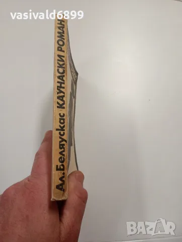 Алфонсас Беляускас - Каунаски роман , снимка 2 - Художествена литература - 49367253