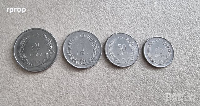Монети . Турция . Турски лири .4бр., снимка 1