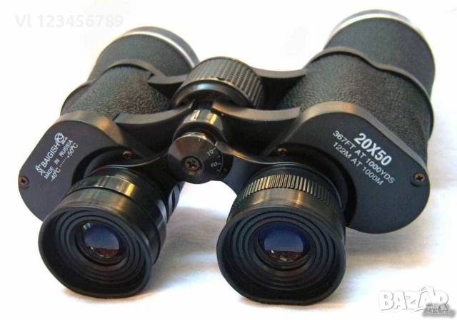 Бинокъл Baigish LandView 20 х 50 с 8 кратно увеличение, снимка 3 - Оборудване и аксесоари за оръжия - 50743021